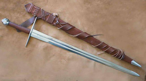 Scabbard with Interlaced Sword Belt