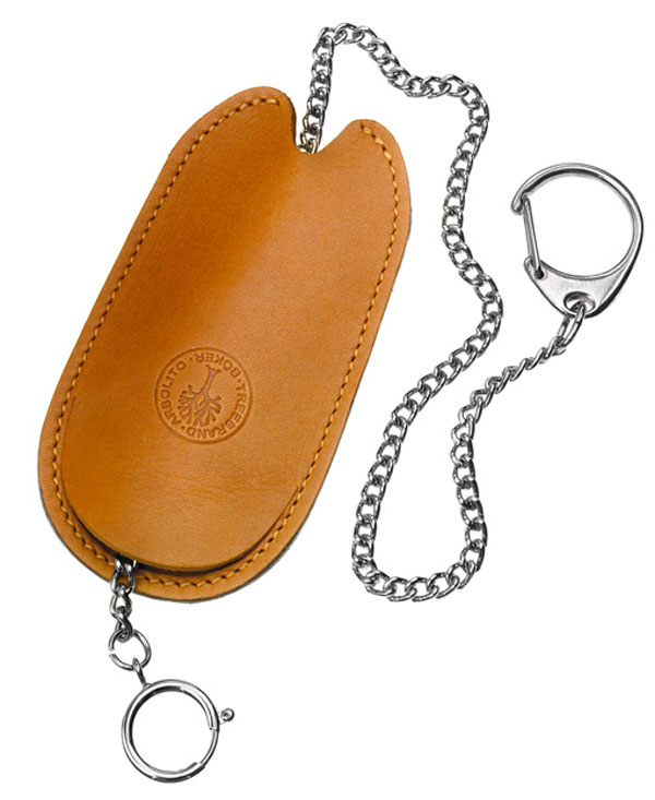 BOKER LEATHERCASE + CHAIN FOR SPORTING KNIFE
