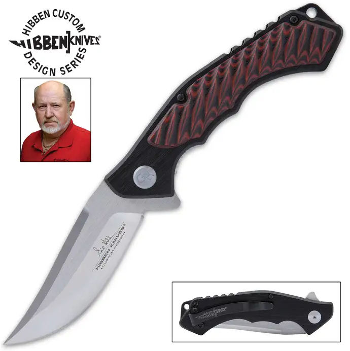 Hibben Red Whirlwind Taschenmesser