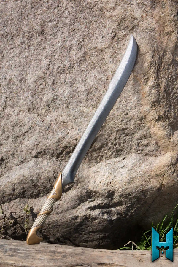 Elven Hunter Blade - Ivory White & Gold - 75cm