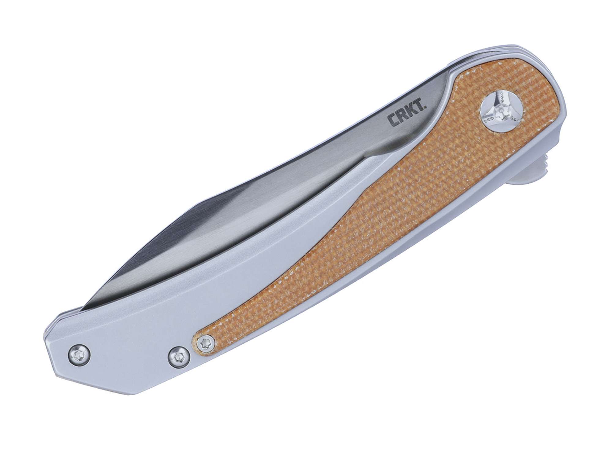 Padawan Frame Lock Micarta Natural