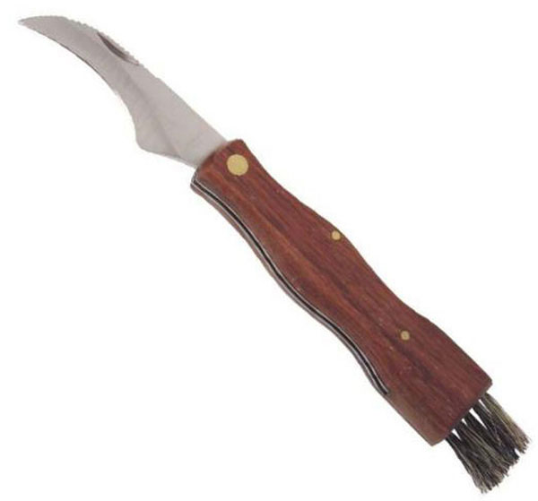 Mushroom Knife with wooden handle