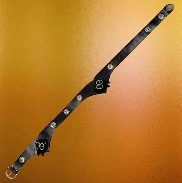 Double Adjustable Medieval Sword Belt, Size S/M