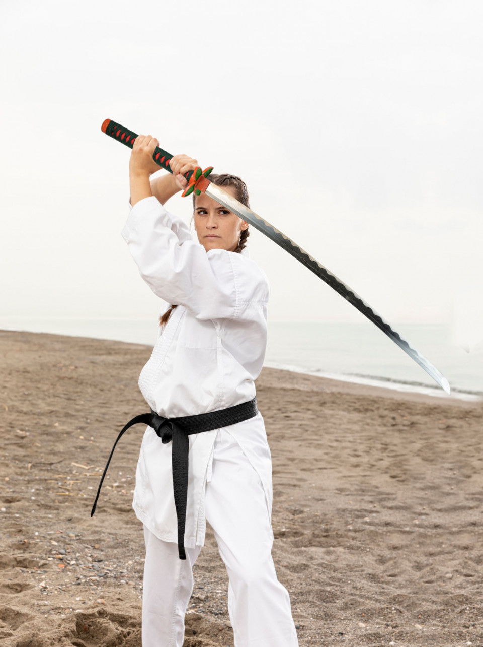 Demon Slayer: Kimetsu no Yaiba - Kochou Shinobu sword, handforged and folded, Set - Original Edition