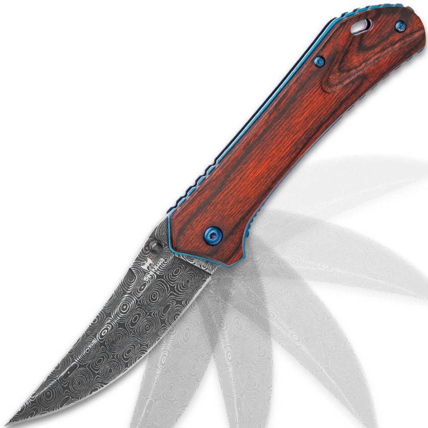 Zhanshi Bloodwood Assisted Opening Pocket Knife