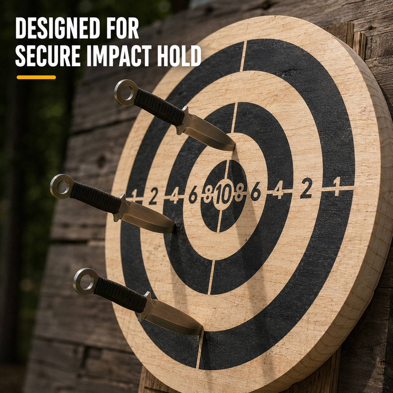 Wooden Throwing Knife Target