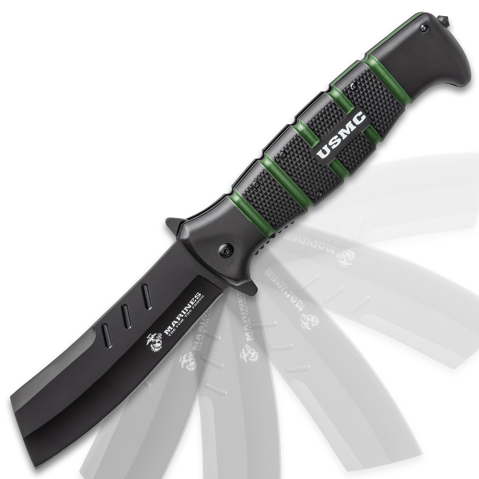 USMC Cleaver Maximum Assisted Opening Pocket Knife