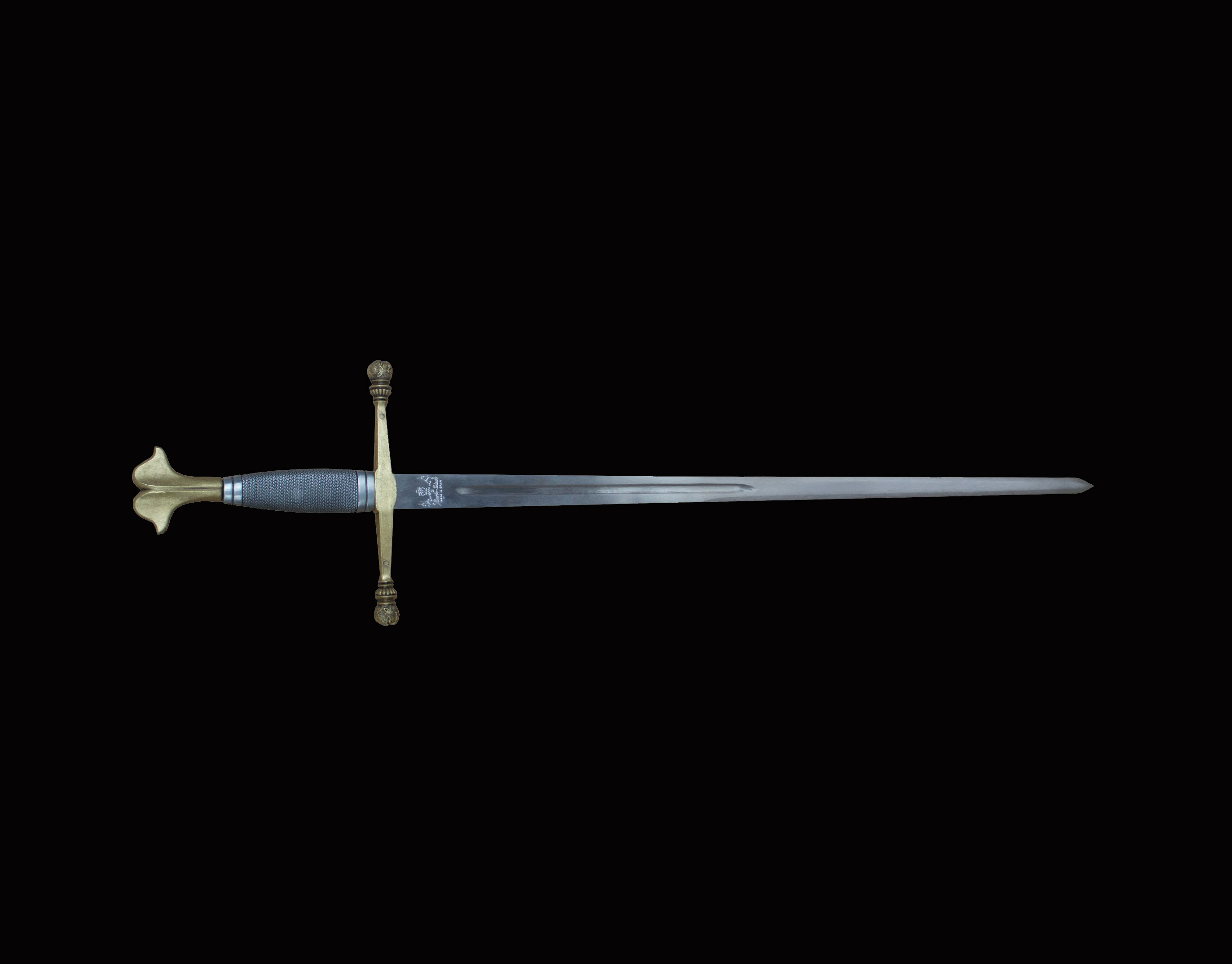 Charles V kleines Schwert - Messing 