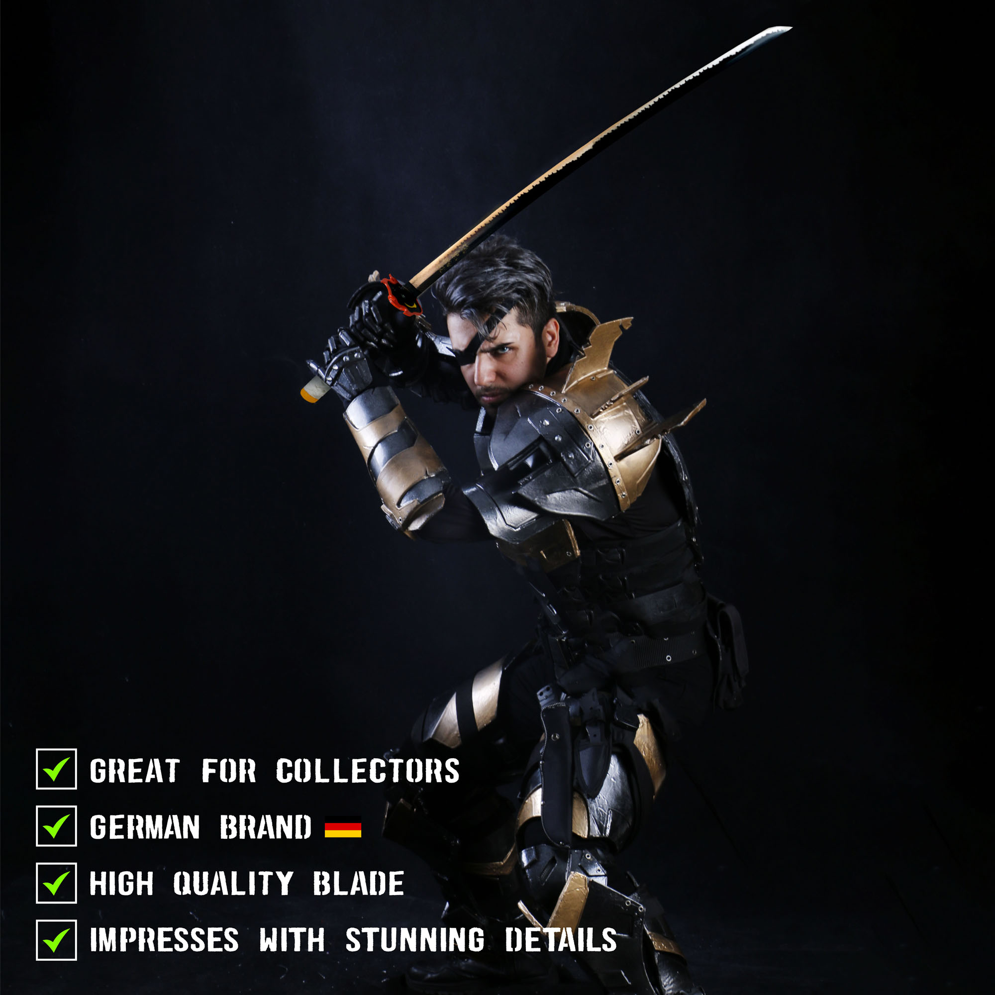 Demon Slayer: Kimetsu no Yaiba - Rengoku Kyoujurou Schwert - handgeschmiedet