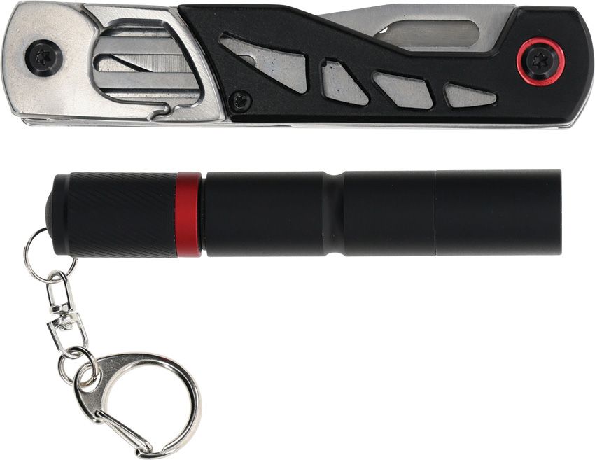 Multi-Tool & Taschenlampe Combo | EDC Multifunktionswerkzeug Set