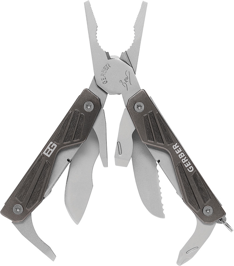 Bear Grylls Multifunktionswerkzeug Mini, 10 Funktionen, Compact Mini Multi-tool