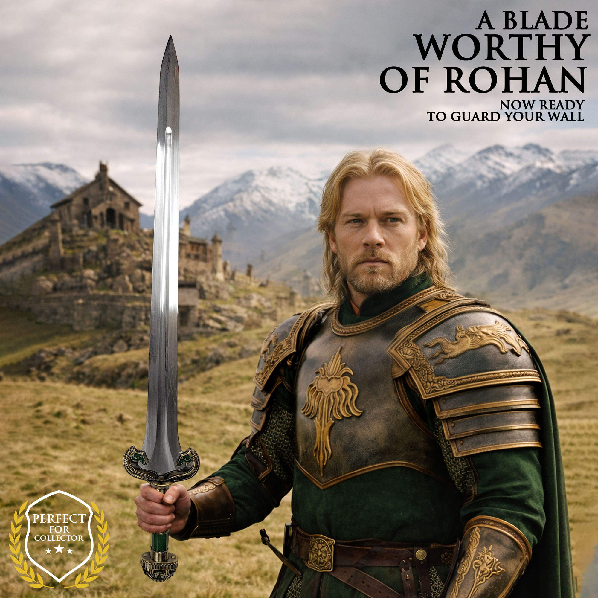 Théodreds Schwert mit Wandhalter