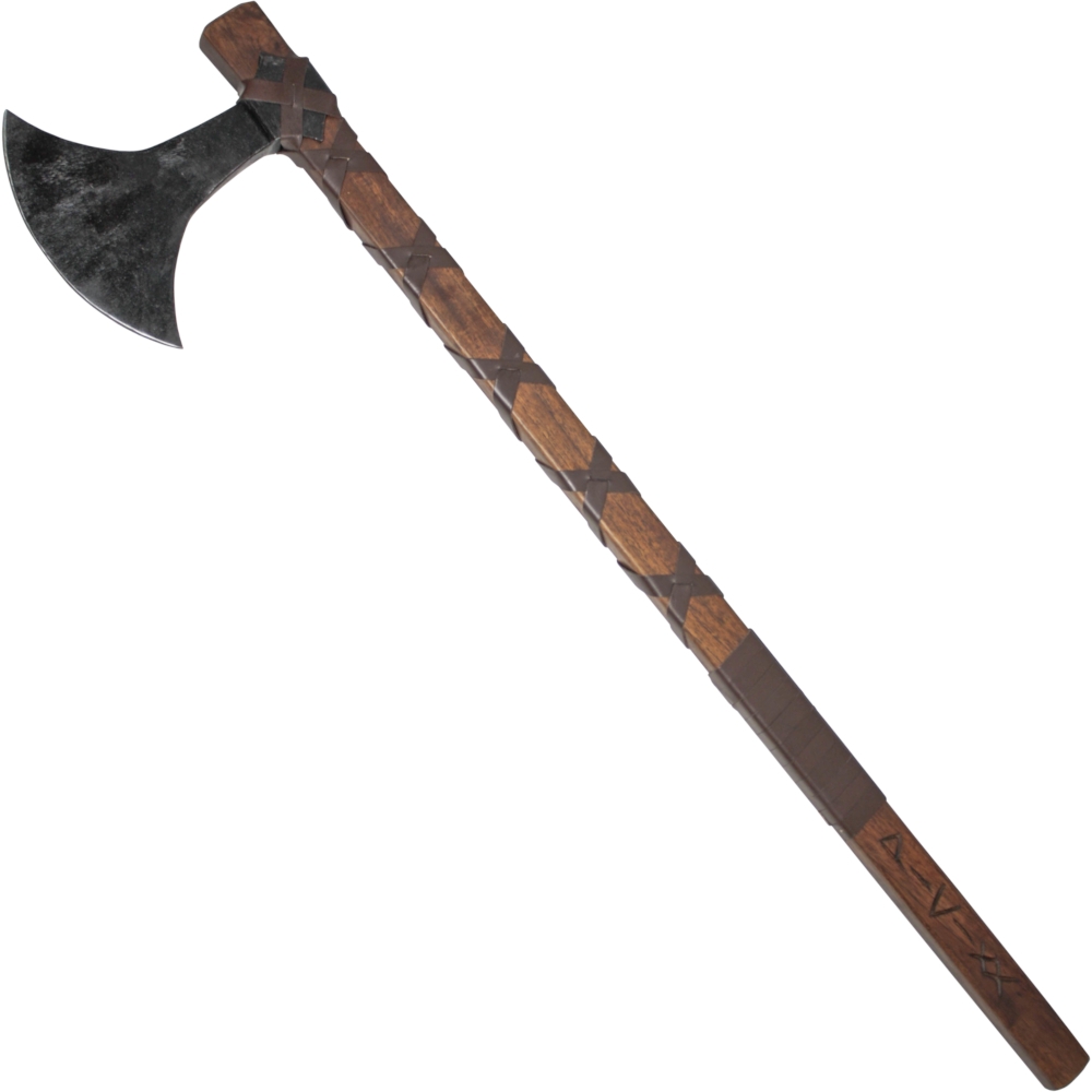 Danish axe decorated