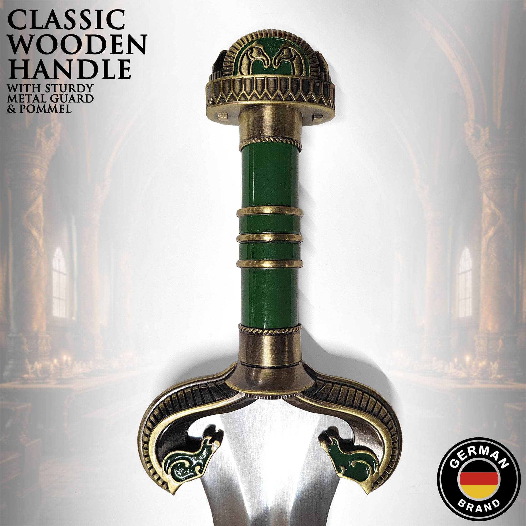 Théodreds Schwert mit Wandhalter