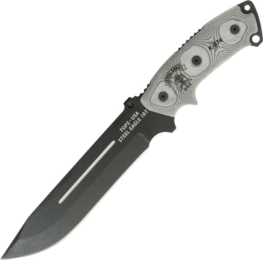 Steel Eagle Knife, Drop Point Blade