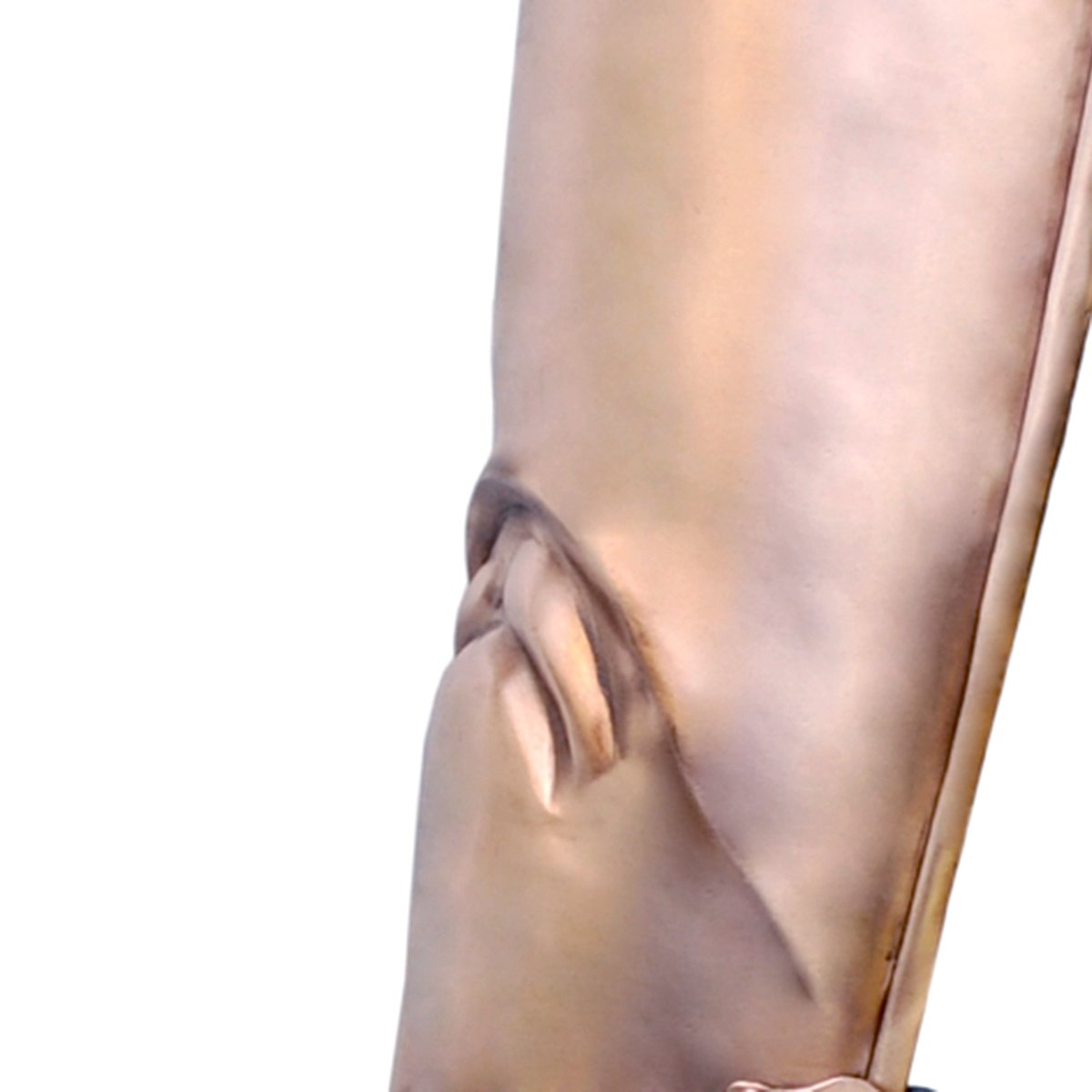 Römische Thraex / Hoplomachus Beinschienen, Bronze