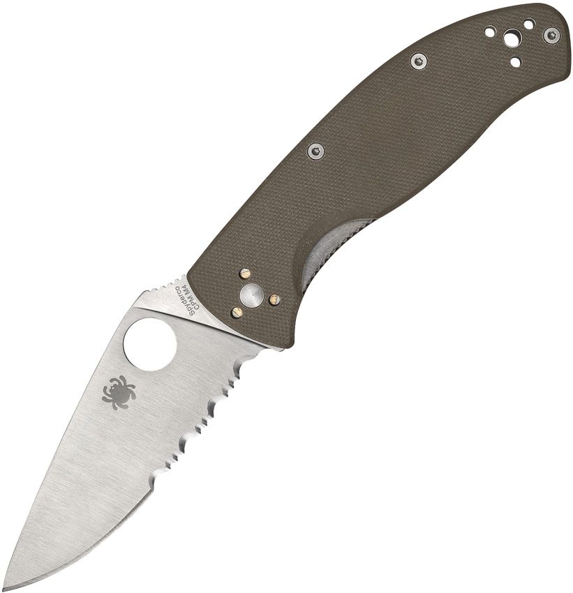 Tenacious, Brown, serrated edge