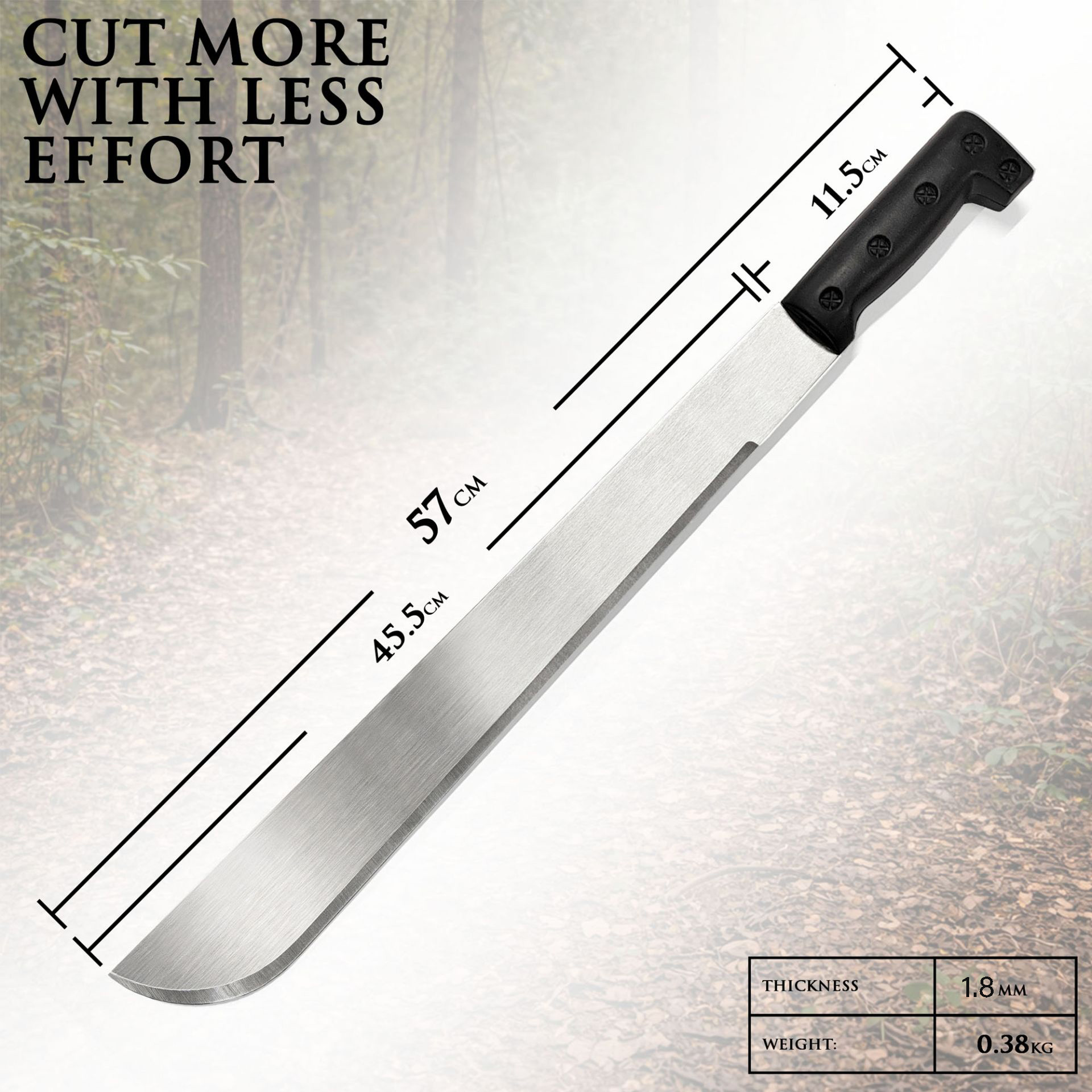 Forest Spirit Machete with Sheath