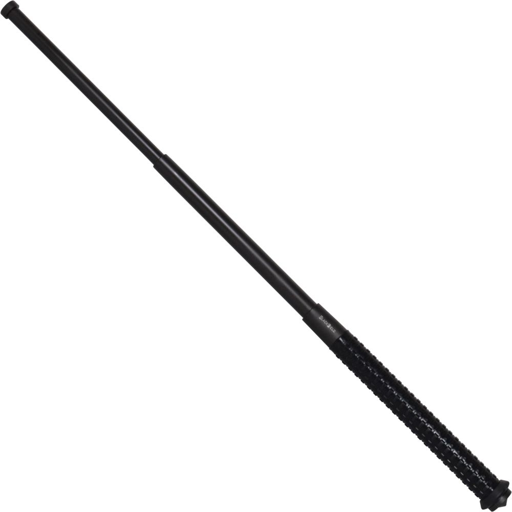 Baton hard rubber handle