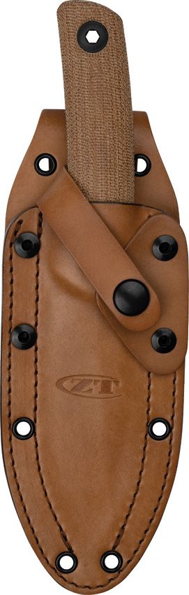 Model 0004, CPM-CruWear Dark Bronze Cerakote Clip Point Blade