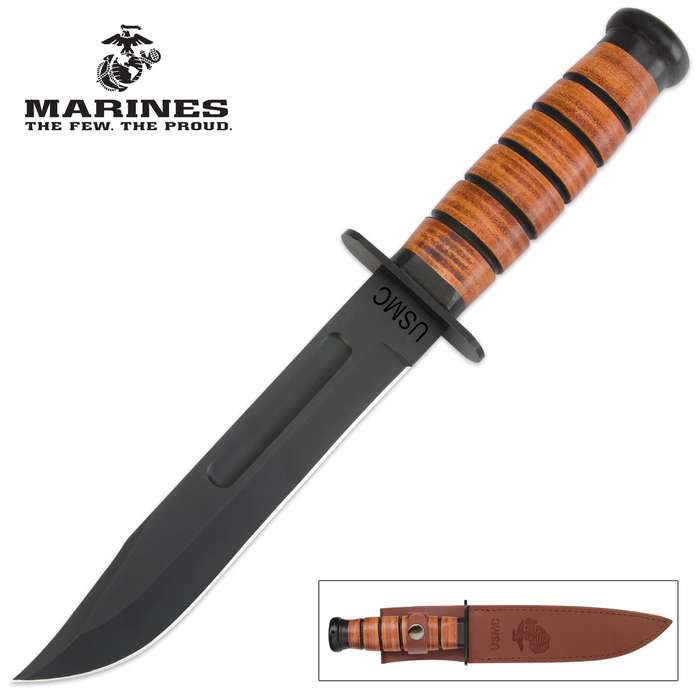 USMC Combat Fighting Knife with Sheath