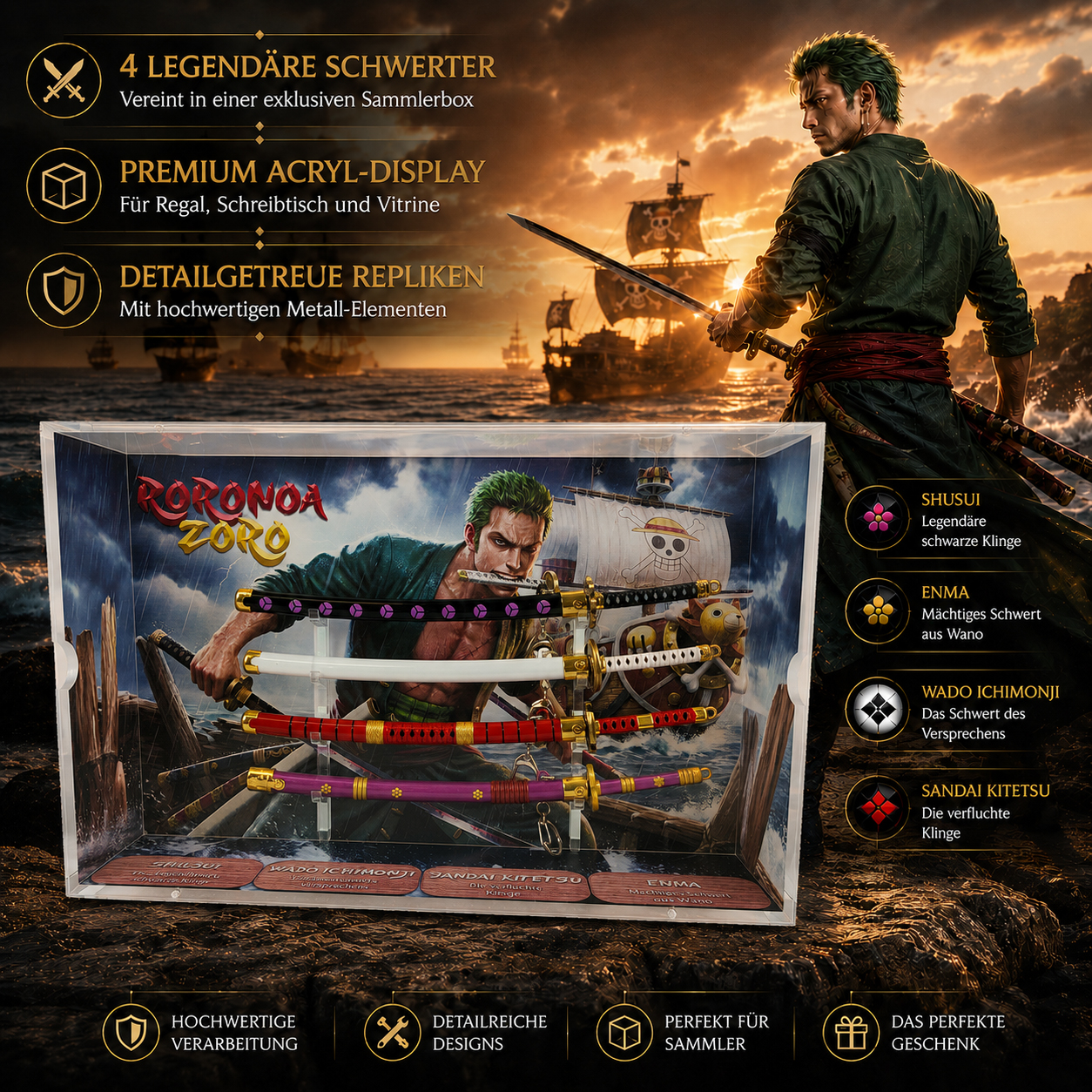 One Piece - Roronoa Zoro Sammlerbox – Exklusive Premium Edition
