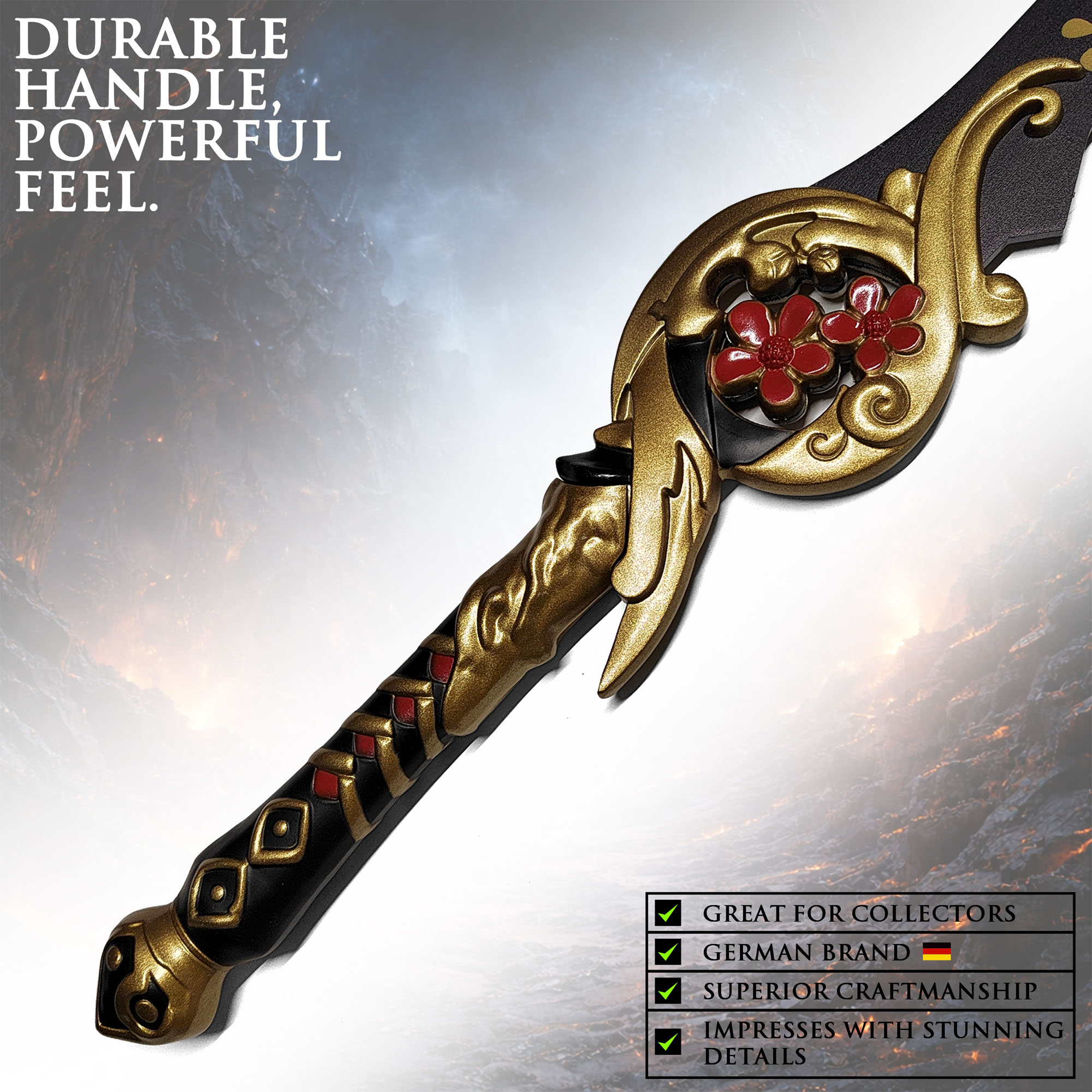 Solo Leveling – Demonic Plum Flower Sword with Sheath