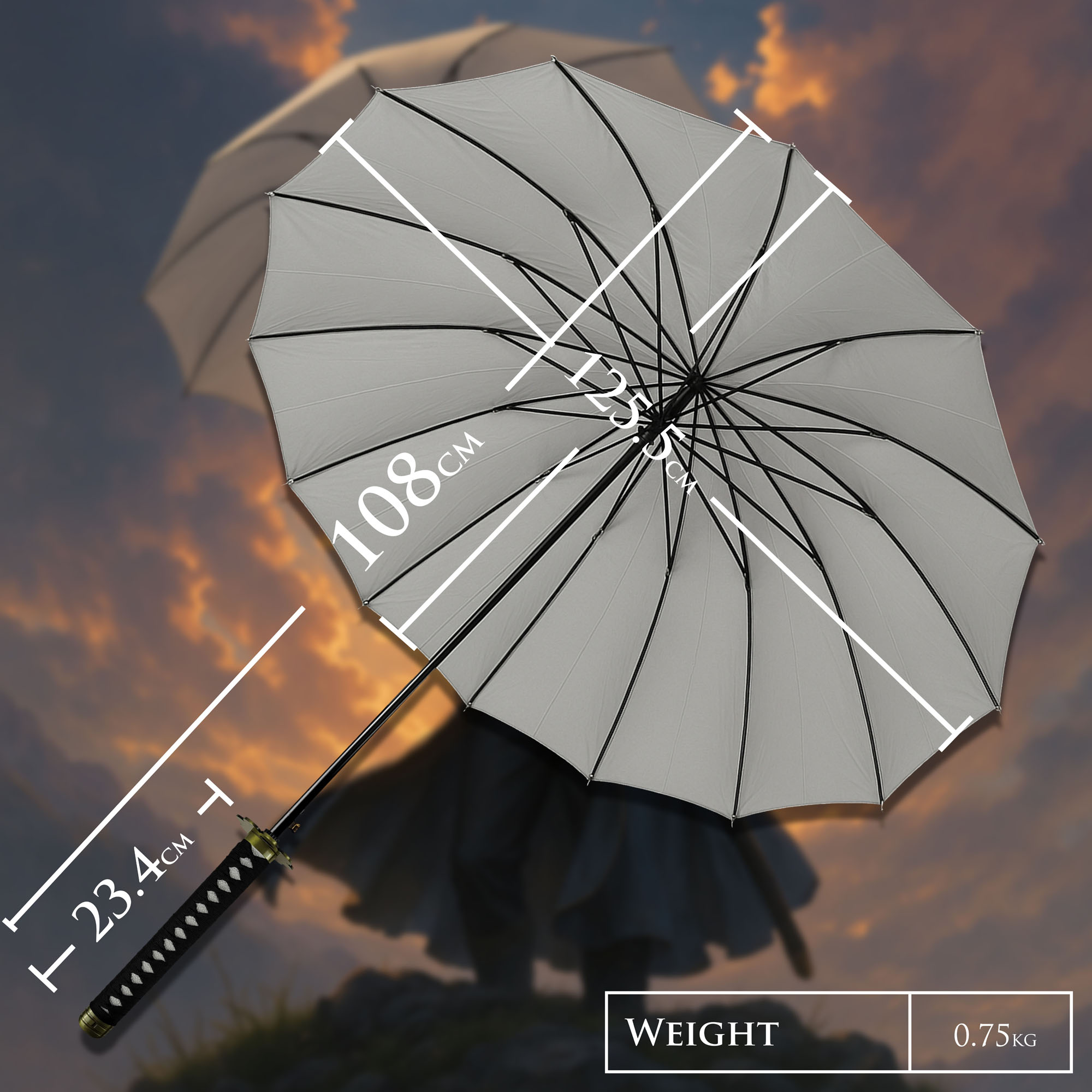 One Piece – Zoro's Shuusui Katana Umbrella (16K Premium Version) 