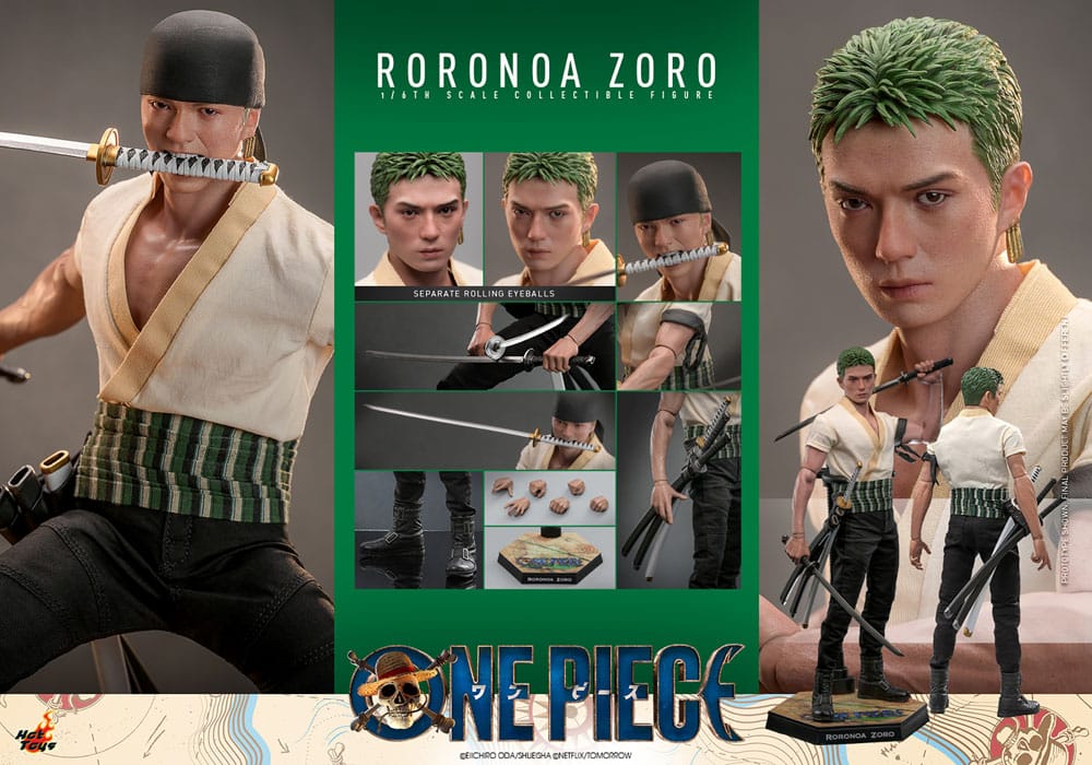 One Piece (Netflix) Actionfigur 1/6 Lorenor Zorro 31 cm