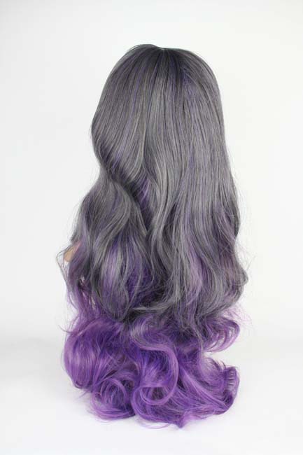 Standard Perücke - Lila / Grau - Lang