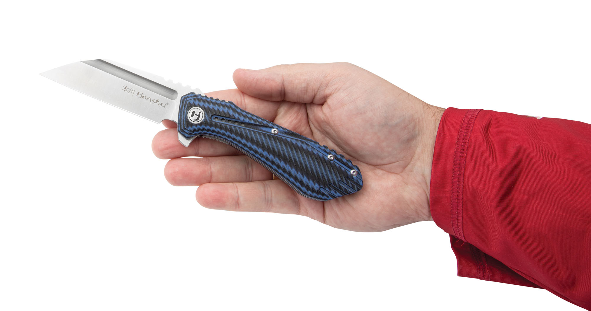 Honshu Sumorusodo Pocket Knife - Black/Blue