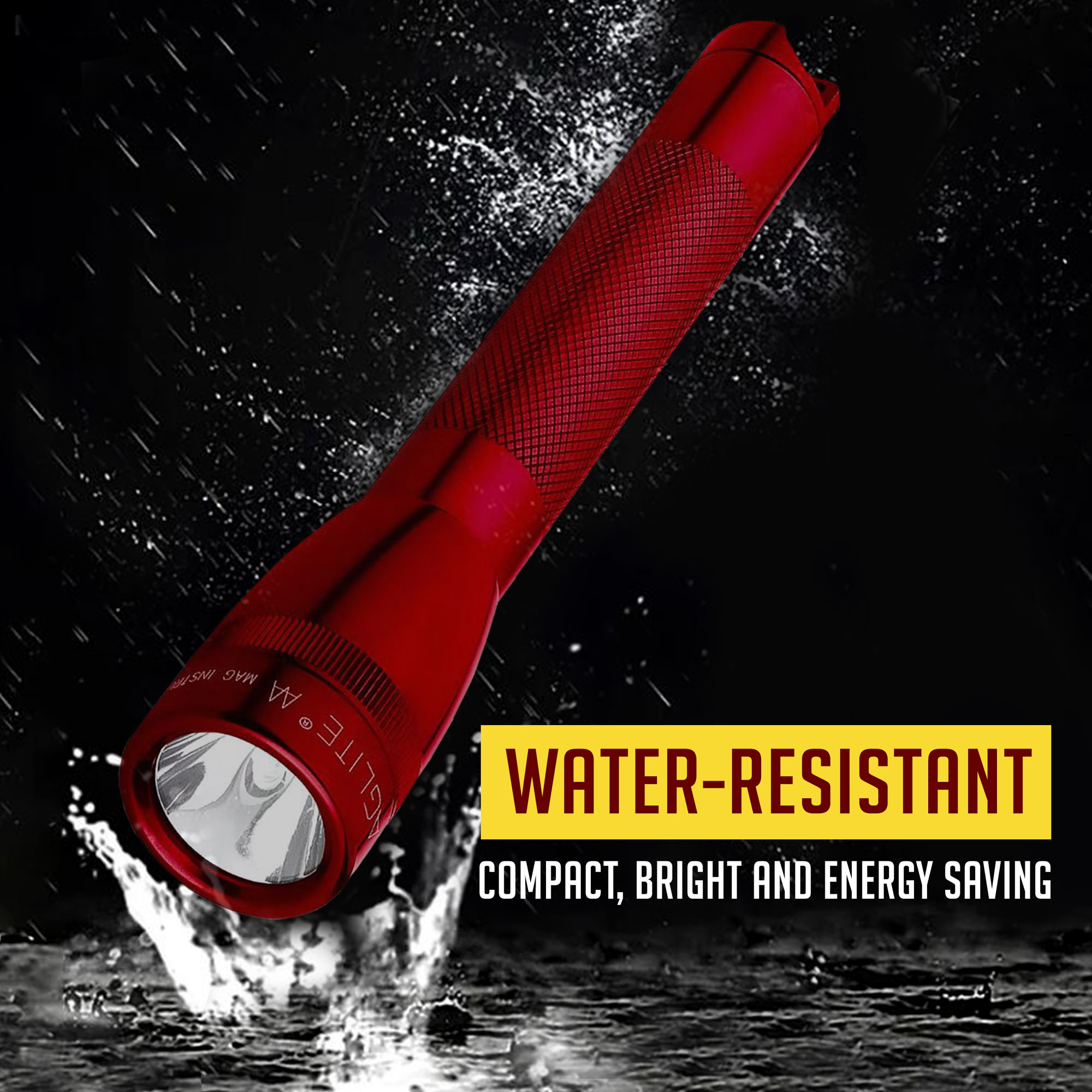 Mini Mag-Lite Two Flashlight, Made from Durable Aircraft Aluminum