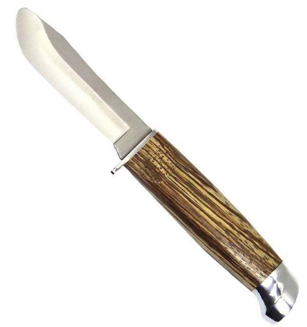 Youth Knife with Zebra wood handle