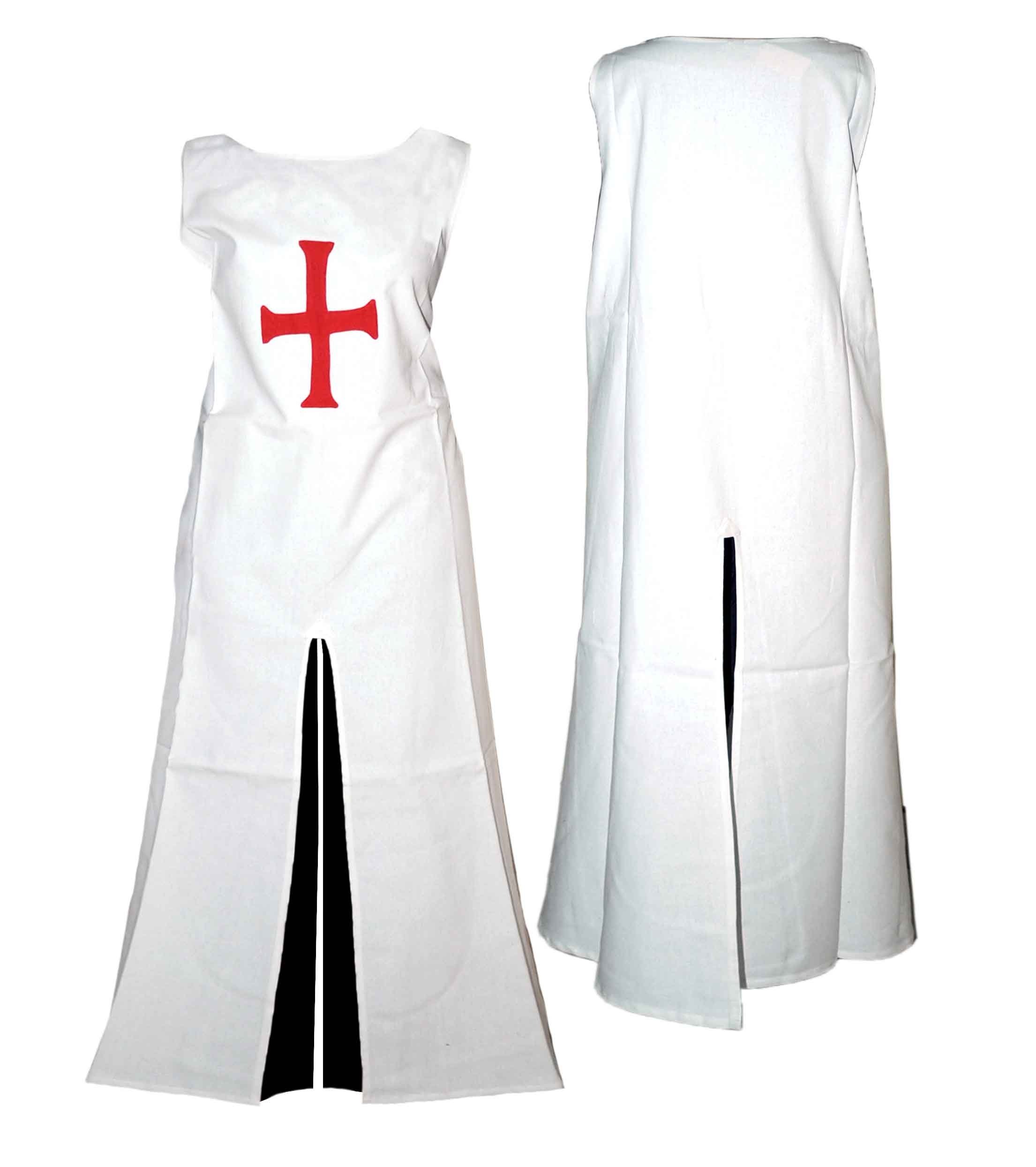 Knights Templar Coat - White