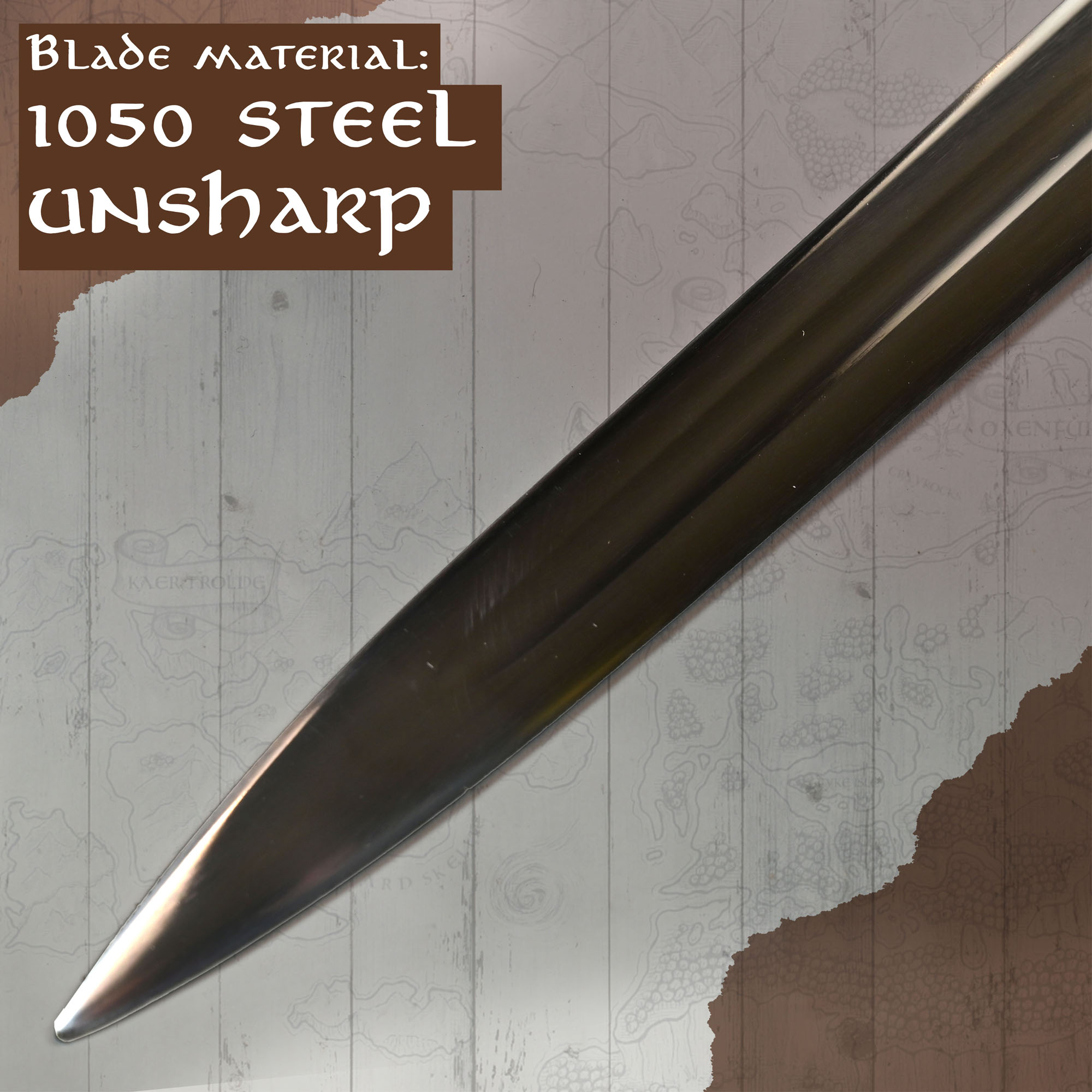 Witcher - Stahl Schwert mit Scheide, Netflix Version