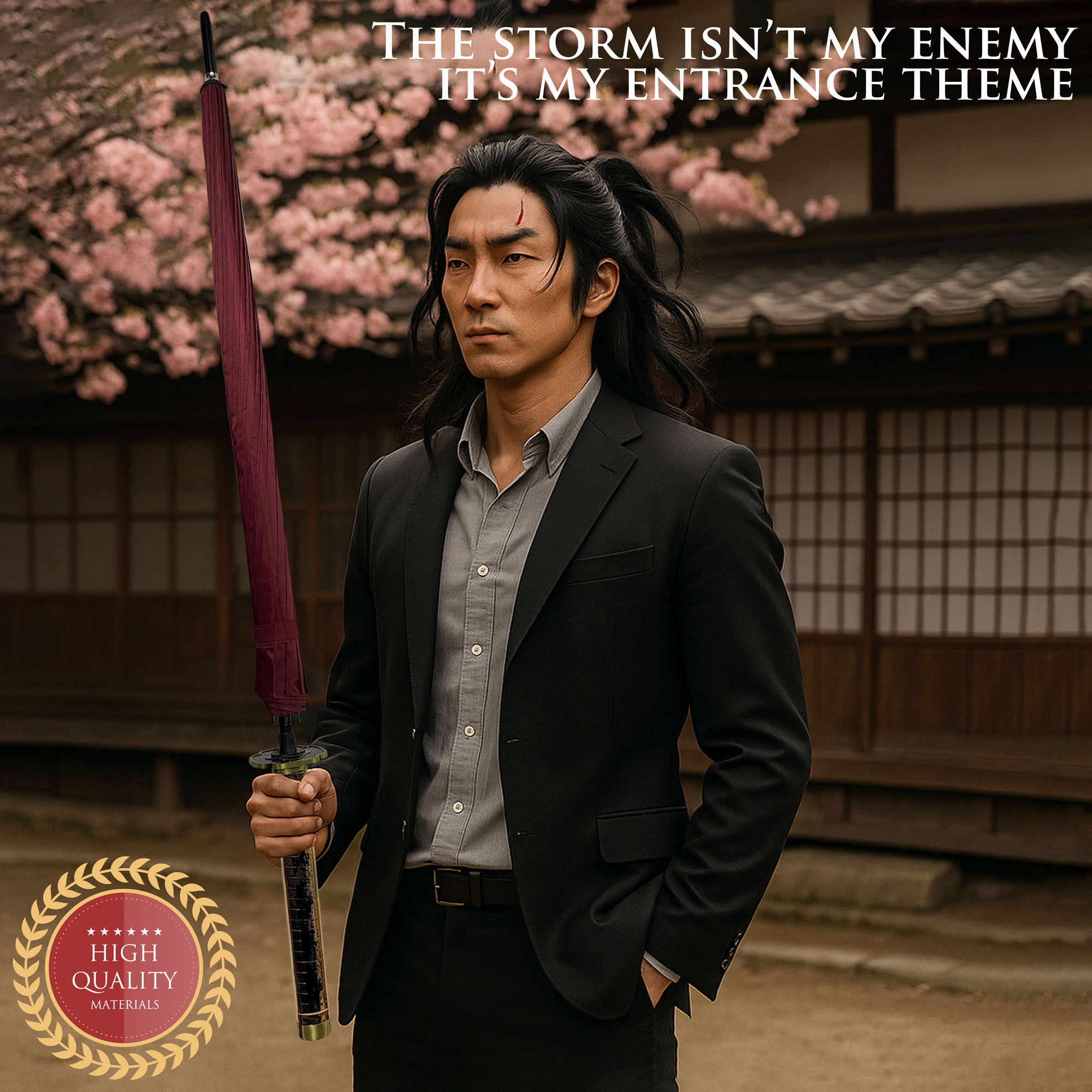Demon Slayer - Tsugikuni Yoriichi Katana Umbrella