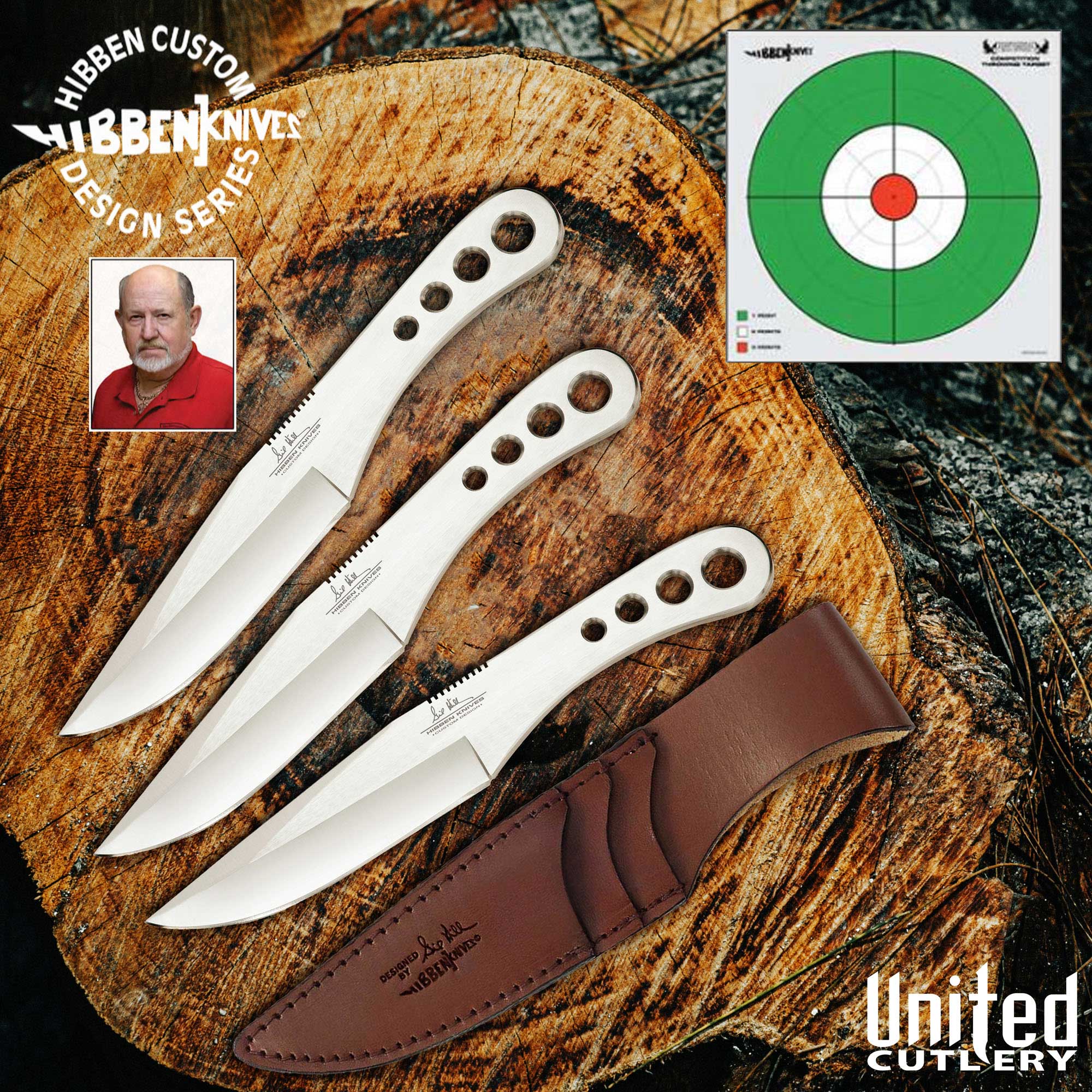 Gil Hibben Thrower Triple Set Gil Hibben Thrower Triple Set