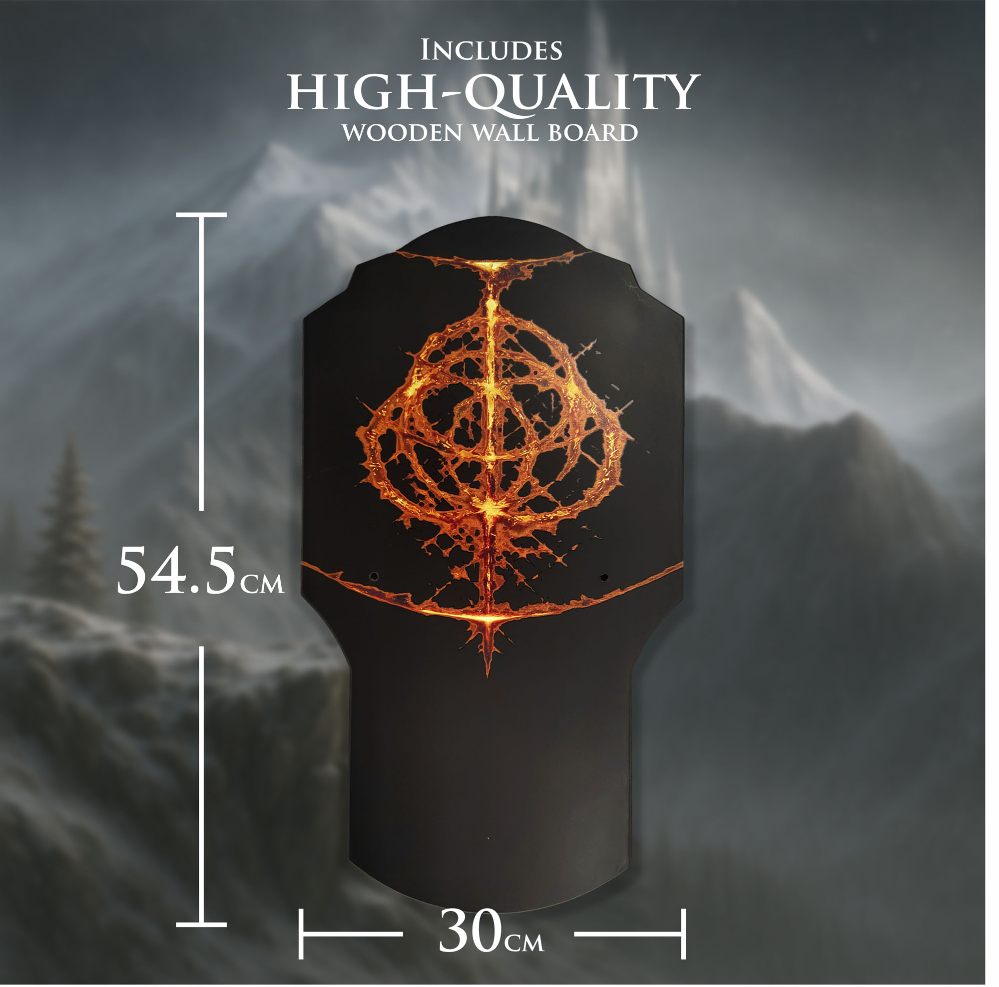 Elden Ring - Dark Moon Großschwert mit Wandtafel