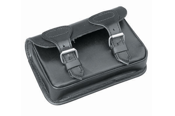 Leather Pouch Belt Black