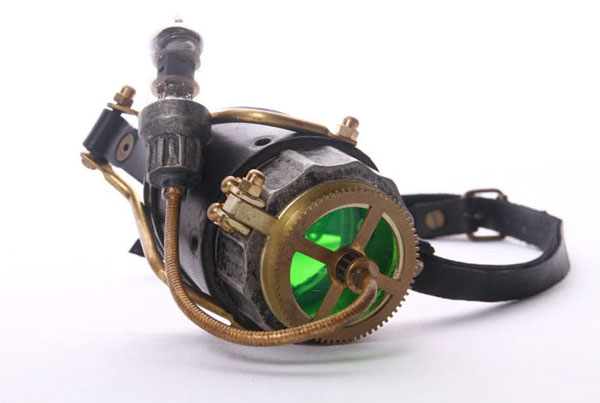 Monocle with LED black