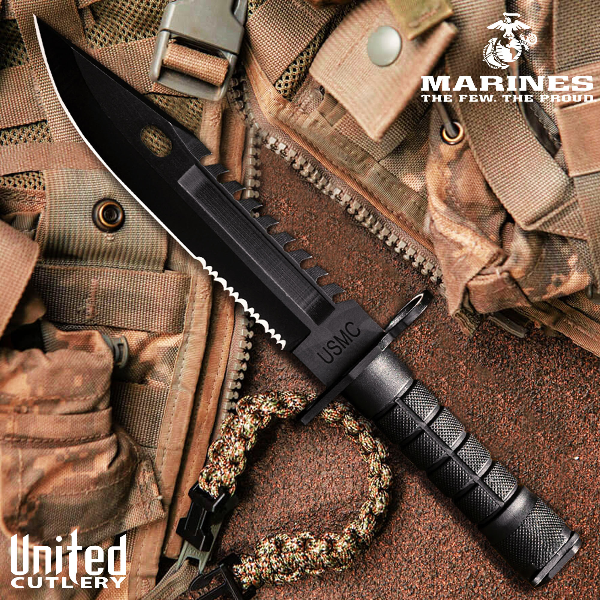 USMC M-9 Bayonet Knife with Sheath