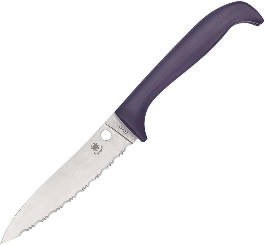 Counter Puppy, Purple, Serrated Blade