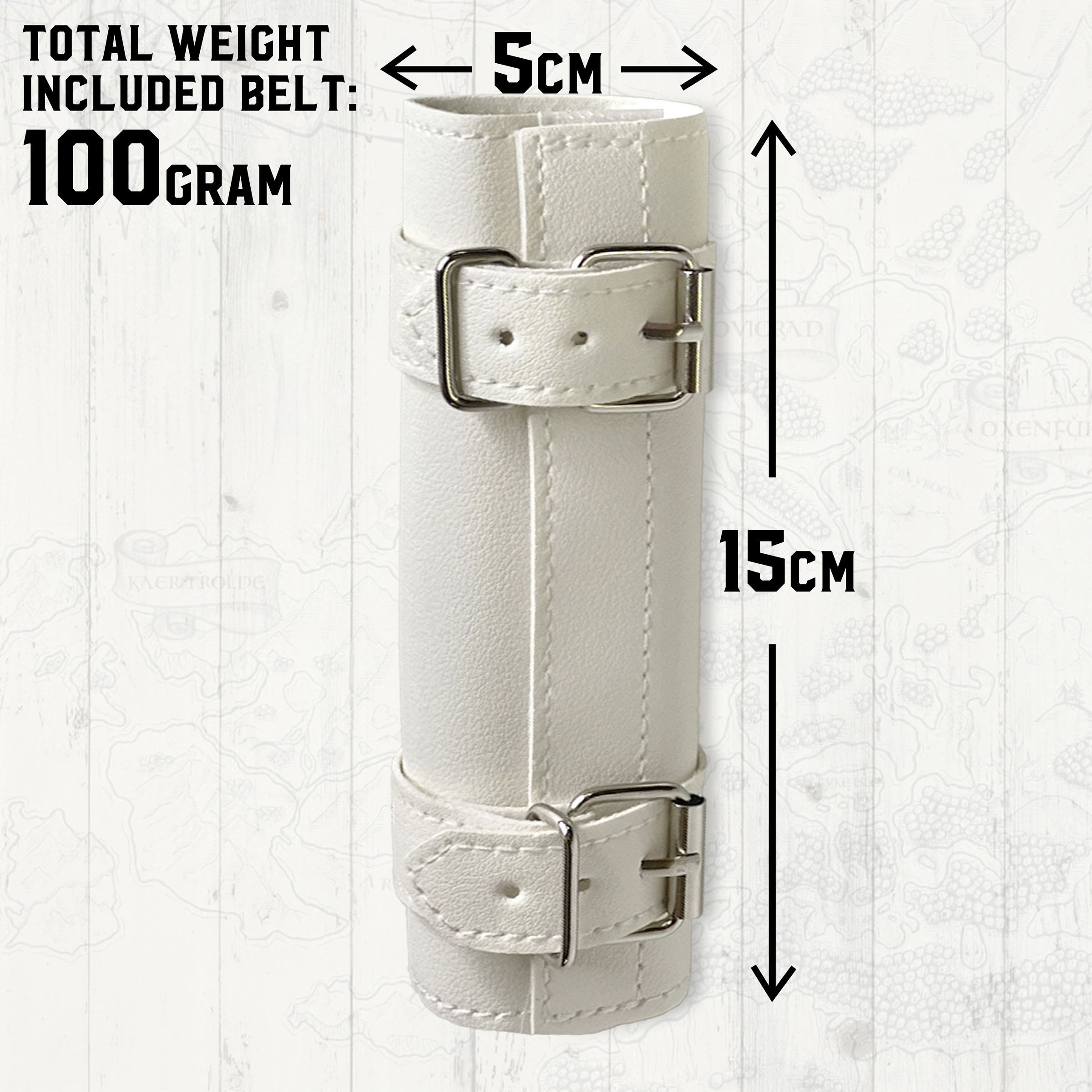 Katana Schwertgürtelhalter, weiß