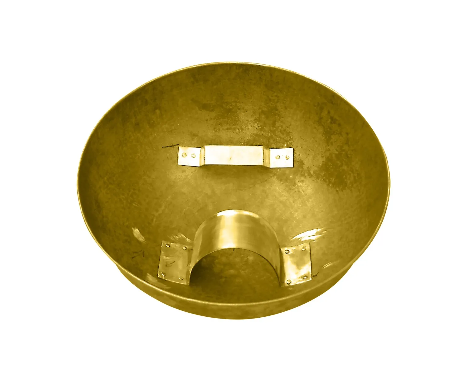 Hoplomachus Schild, Messing