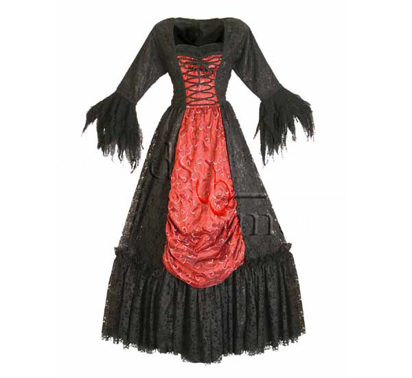 Gothic Netzkleid, Größe M