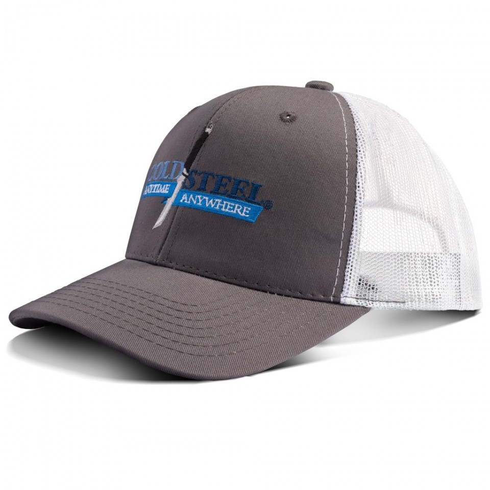 Cold Steel Grey and White Mesh Hat
