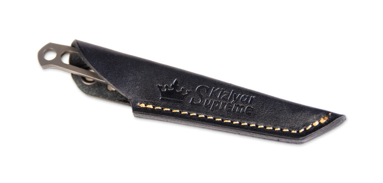 Aggressor Mini Aus-8 Leather Sheath