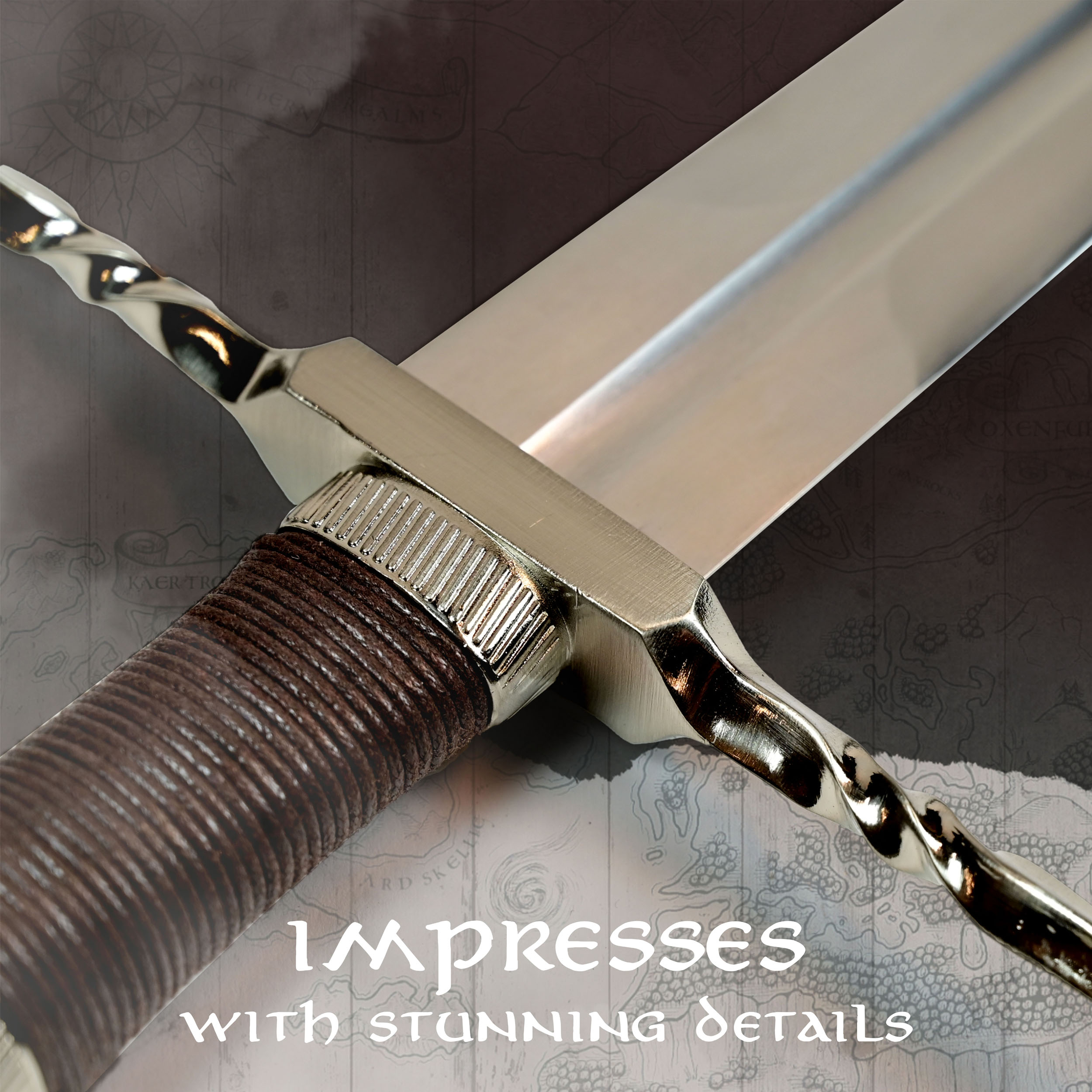 Witcher - Stahl Schwert mit Scheide Witcher - Stahl Schwert mit Scheide