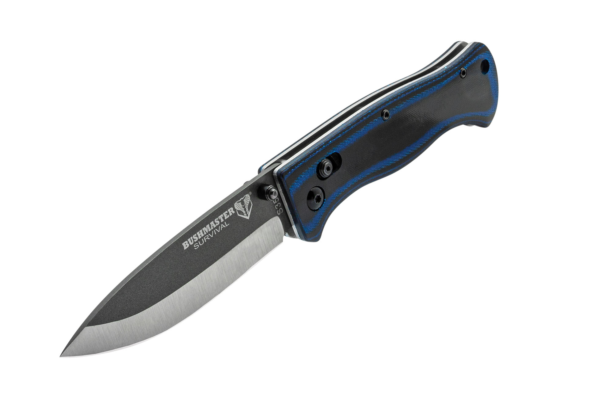 Bushmaster Explorer Blaues G10 Taschenmesser