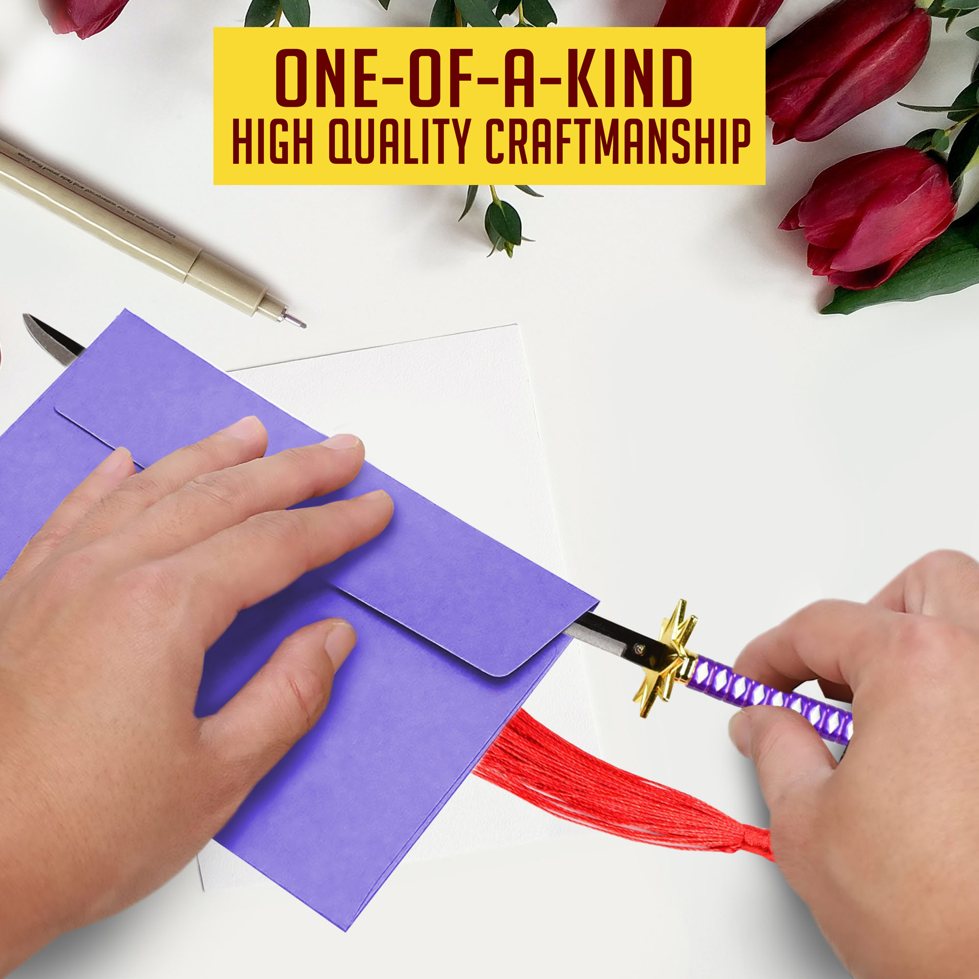 Bleach – Toshiro Hitsugaya Schwert, Anime Katana, Schwert Brieföffner mit Scheide und Ständer